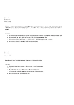 Introduction to Sociology Final Exam (7 Pages)