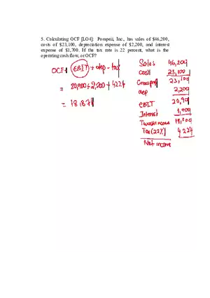 Finance Exercices Сhapter 2 with Solutions