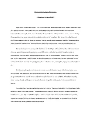Character Archetypes Discussion