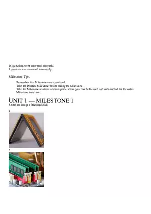 Sophia IT Milestone 1 Correct Answers