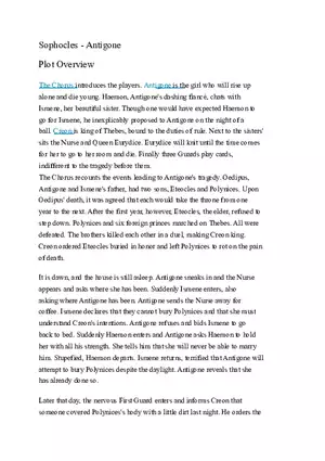 Sophocles - Antigone Overview
