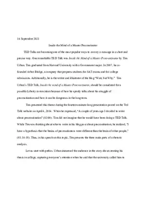 Inside the Mind of a Master Procrastinator