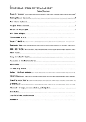 Netflix Individual Case Study