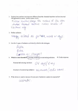 Nuclear Reaction Chapter 11 Answer Key