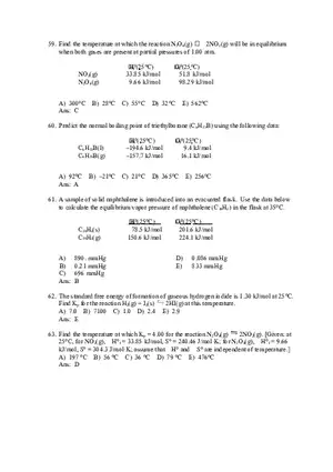 Entropy Free Energy and Equilibrium Part 2