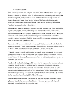 Peloton Marketing Final Project