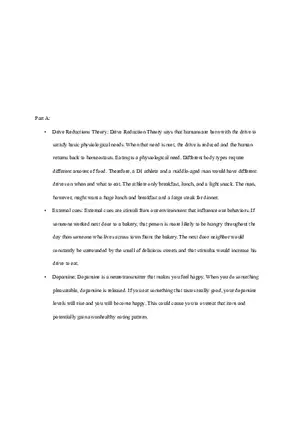 Psychology FRQ - Free Response Question