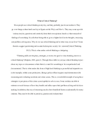 What Is Critical Thinking - Definition, Everyday Use
