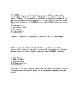 Business-to-Business Marketing Ch 5 (Part 3)