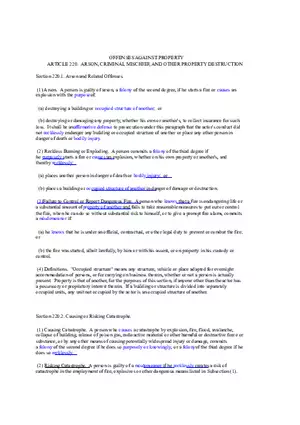 Full Model Penal Code - Part 6