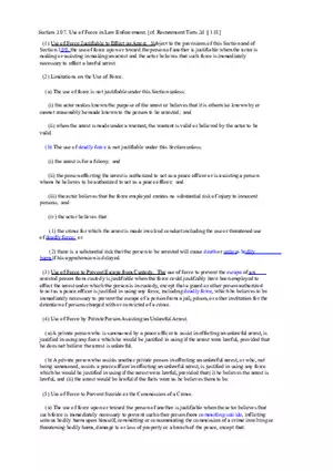 Full Model Penal Code - Part 3