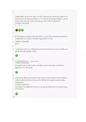 Mendel and the Gene First Group Dynamic Study Module