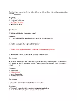 Ethics, Law, and Risk Assessment in Business and Society