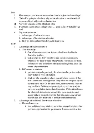 Persuasive 2 Speech Outline