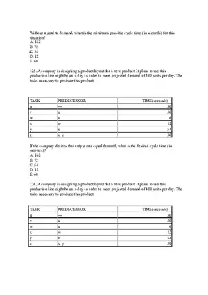 Introduction to Operations Management Answer Key Part 7