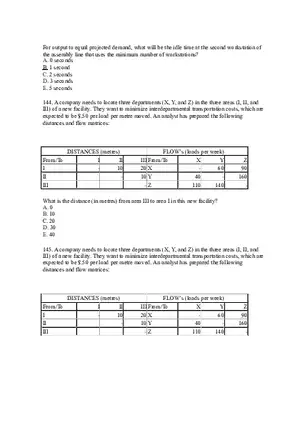 Introduction to Operations Management Answer Key Part 8