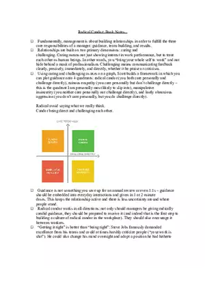 Radical Candor