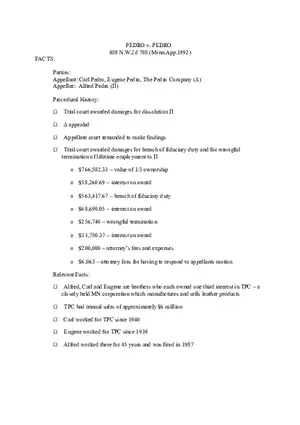 Pedro v. Pedro - Lecture Notes