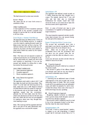 THE Concurrence Principle