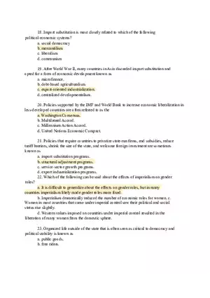 Modern World Governments Study Guide Part 2