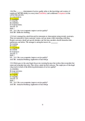 Designing and Managing Services 120-158 Answer Key
