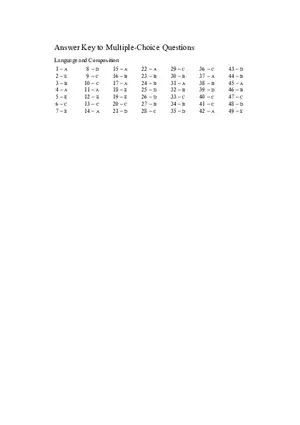 Language and Culture Multiple Choice Practice
