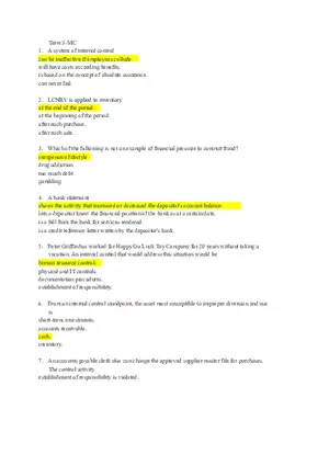 Internal Controls, Financial Fraud, and Banking Principles Quiz and Answer