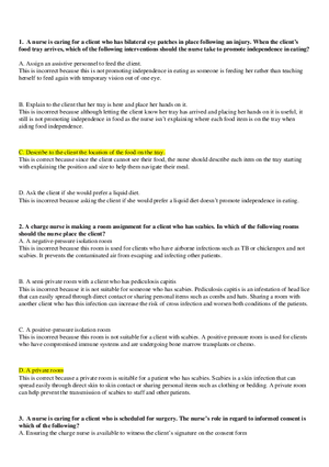 NCLEX 10 Questions for Friday