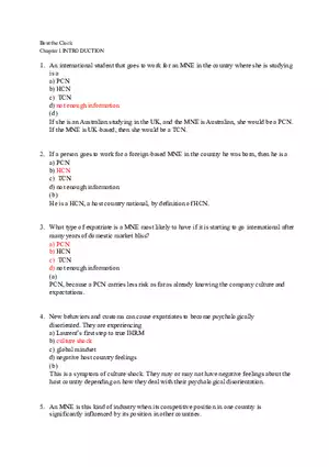 Beat the Clock Answer Key Chapters 1-3
