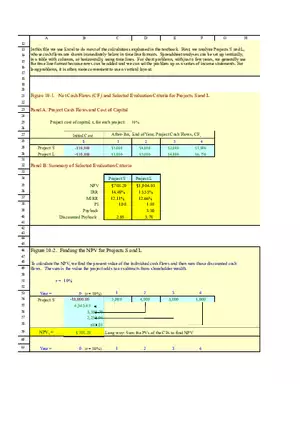 Based Financial Analysis of Projects