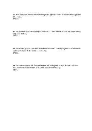 Sources of Short-Term Financing Answer Key 4