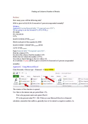 Finding an Unknown Number of Periods