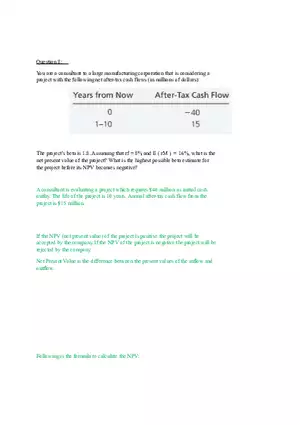 Capital Asset Pricing Model (Part 2)