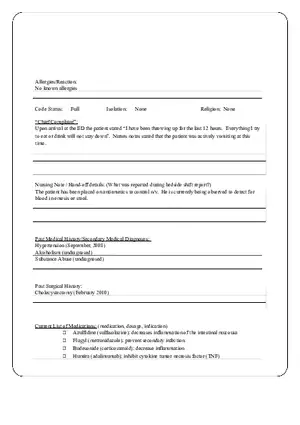 Revised Care Plan - Gastroenteritis