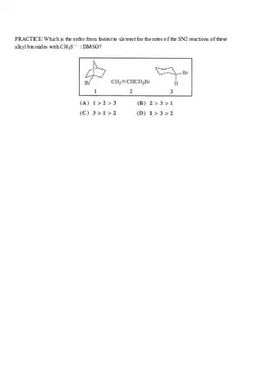Organic Chemistry Test Part 3