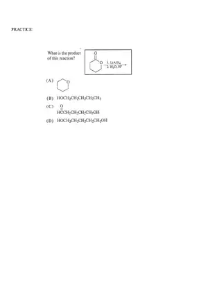 Organic Chemistry Test Part 5