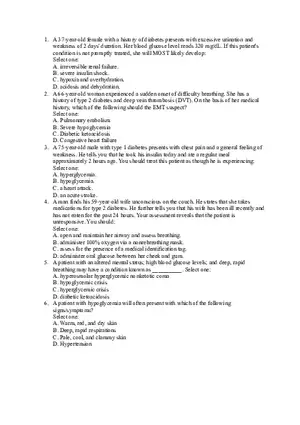 Nurs Study Material Question