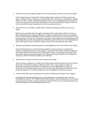 Applying Psychological Theories to Advocacy