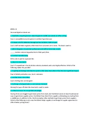 Exam MIS Ch. 2 + 3