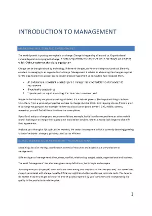 Introduction to Management