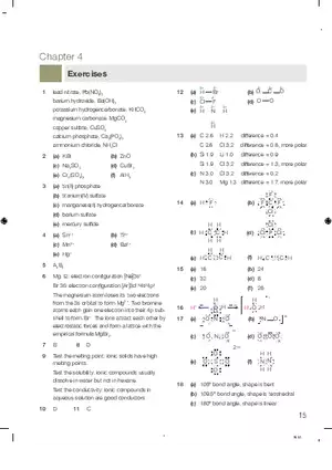 Chemistry Answers Chapter 4