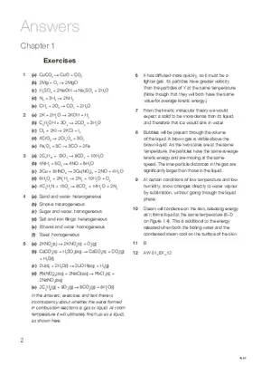 Chemistry Answers Chapter 1