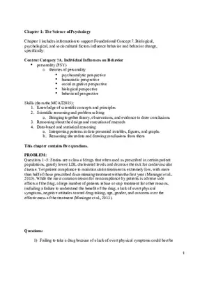 Chapter 1 The Science of Psychology