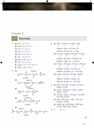 Chemistry Answers Chapter 9
