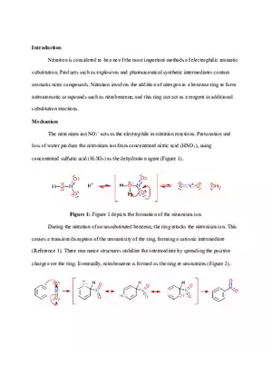 Nitration of Methyl Benzoate Lab