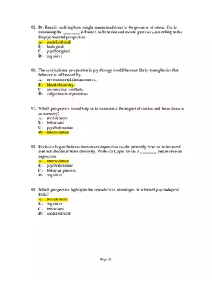 Psychology Module 1 Part 3