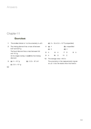 Chemistry Answers Chapter 11