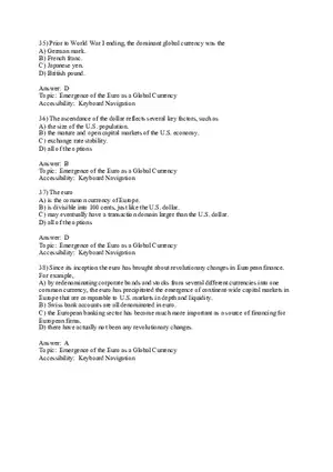 Chapter 1 Globalization and the Multinational Firm Answers 2