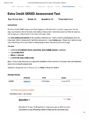 Test Survey of Old and New Testament