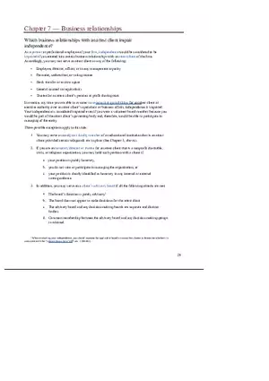 Chapter 7 Business Relationships